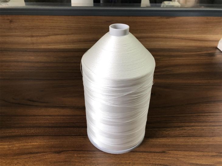 Raw White Polyester Nylon For Sewing Thread